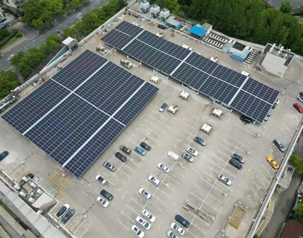 上海中原店0.8MW屋顶光伏电站