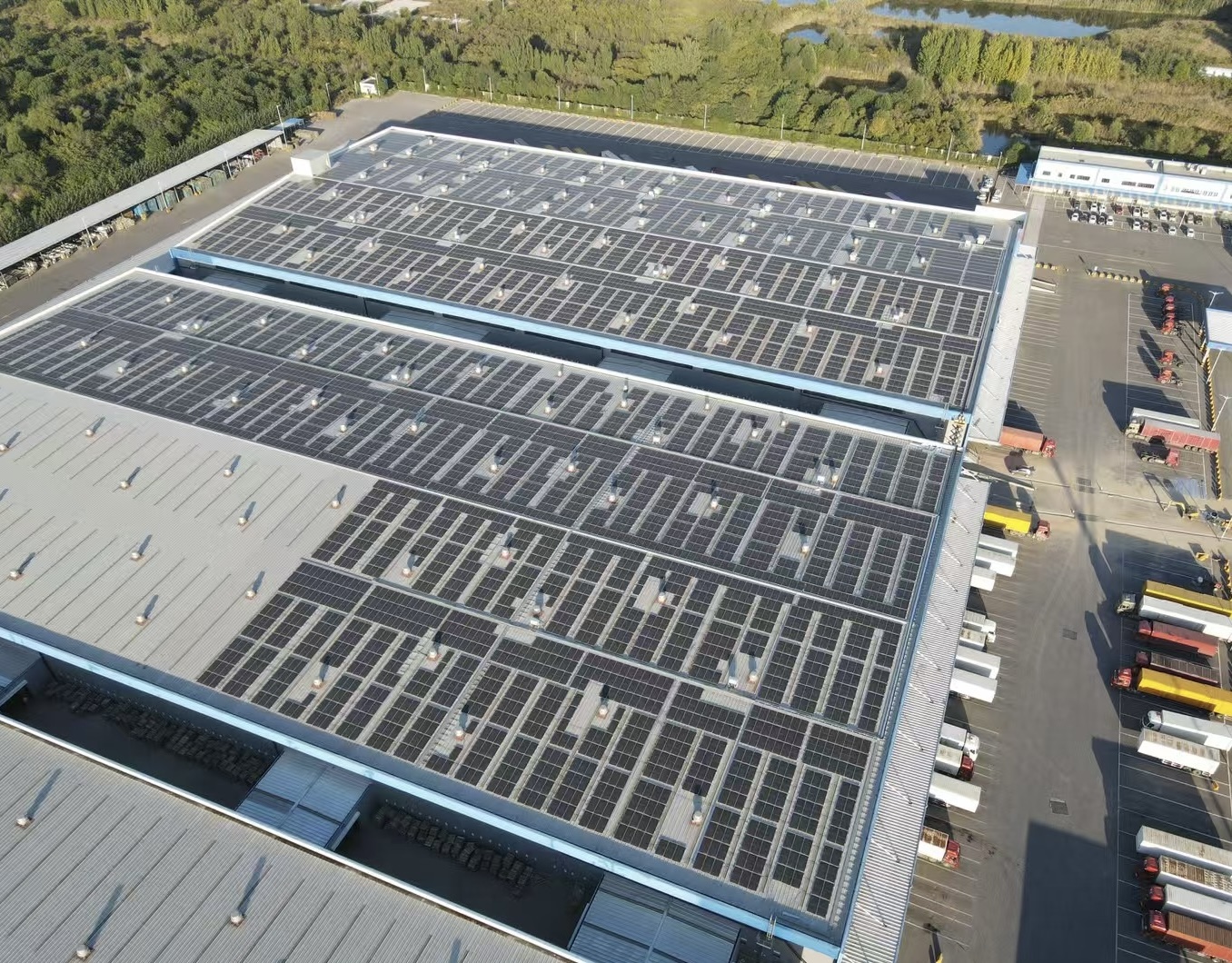 济南大仓店5.4MW屋顶光伏电站